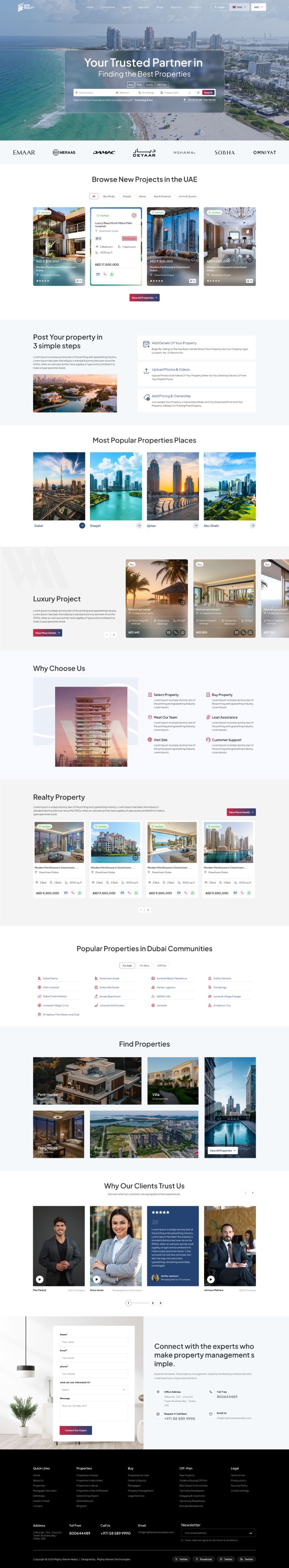 Mighty Realty website